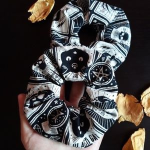 LAST ONE // Pair Jumbo Tarot Witchy Scrunchie Set
